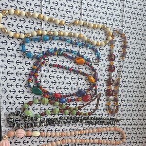 Colorful Beaded Necklace Set